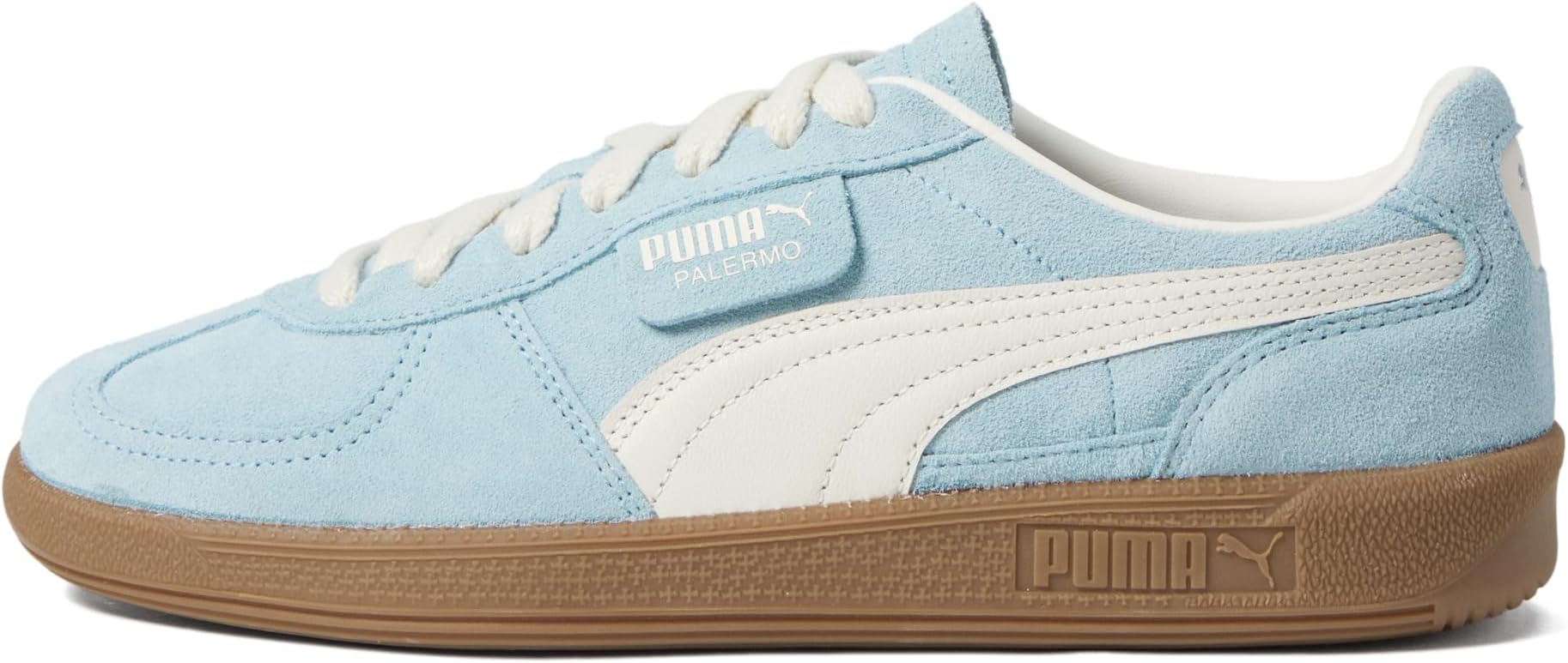 Кроссовки PUMA Palermo Sneakers, Turquoise Surf/Pristine/Gum — фото 4