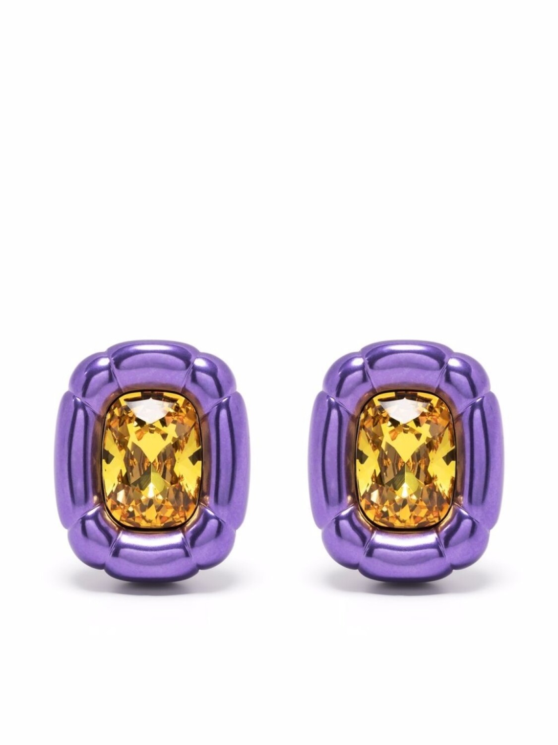 

Серьги-клипсы Dulcis Swarovski, фиолетовый