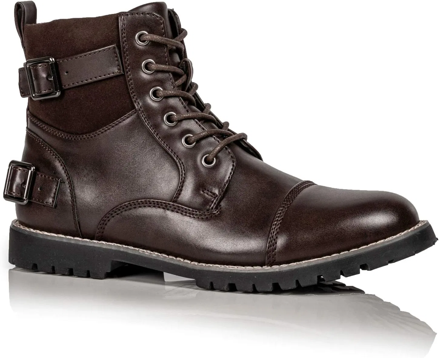 Мужские классические мотоциклетные ботинки Metrocharm MC306, Brown