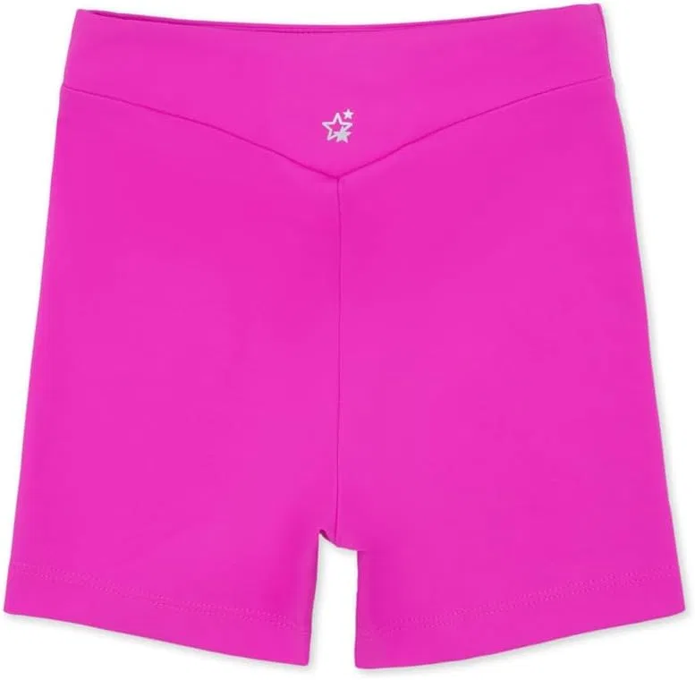 Capezio Girls' Celestial Short, неоново-розовый — фото 4