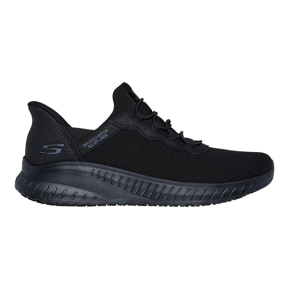 Женские туфли Skechers Hands Free Slip-ins Work Squad Chaos SR Jasul, черный — фото 2