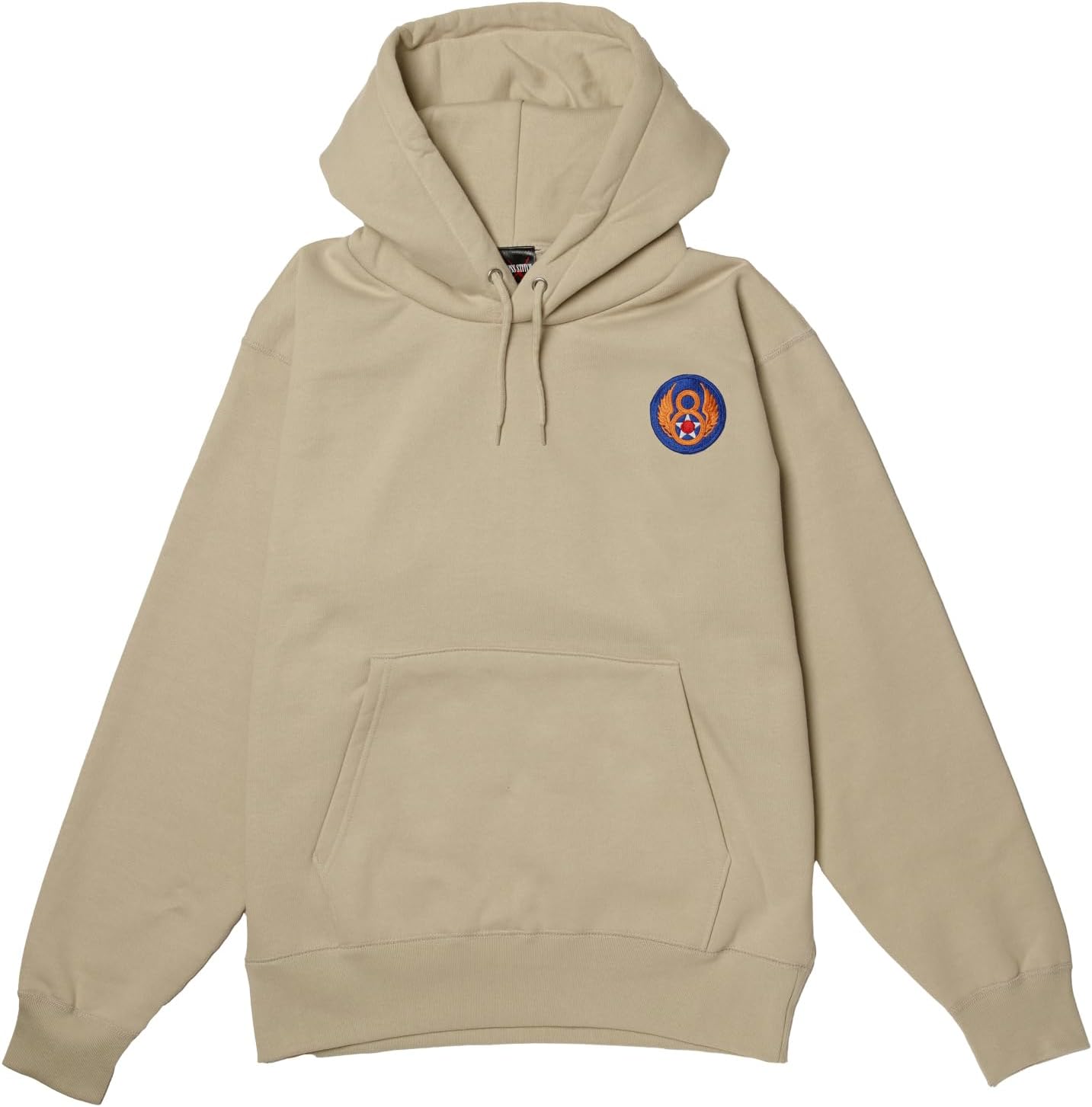 

Толстовка с капюшоном в стиле F, нашивка с гербом армии США, на флисовой подкладке, без застежки, цвет серый (stone), размер L F-Style