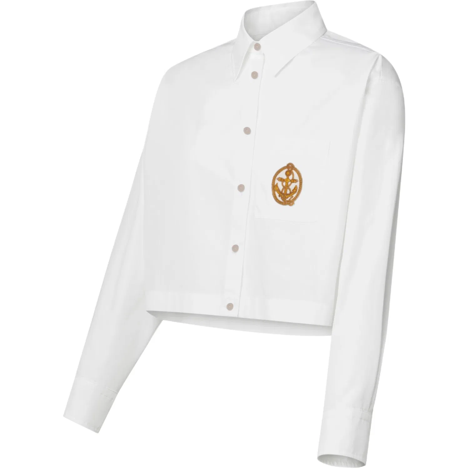 Рубашка женская SS26 LOUIS VUITTON, White — фото 4