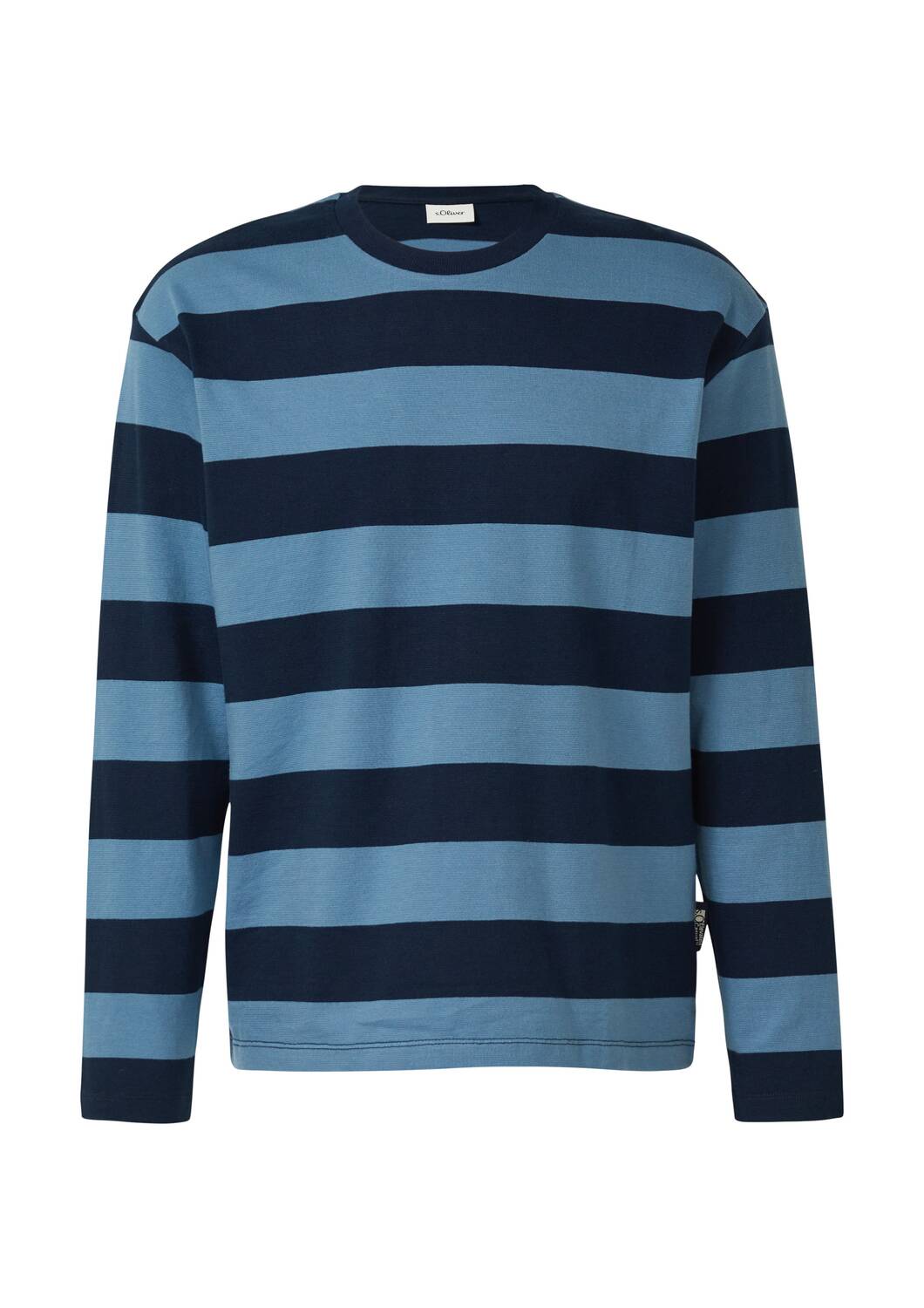 

s.Oliver Лонгслив в цвете Marine Blue, Cobalt Blue