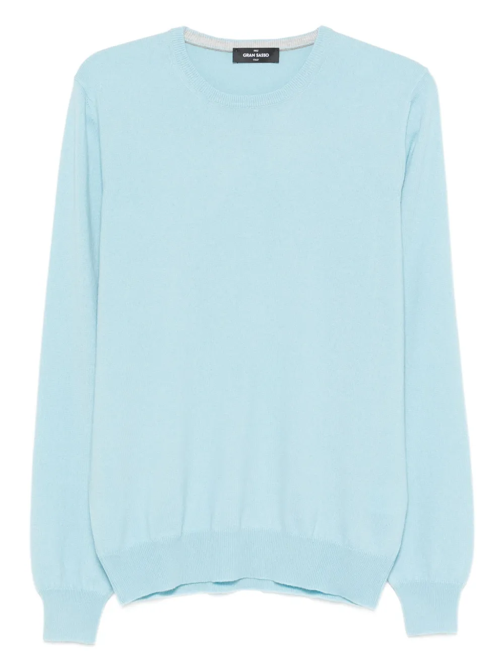 

Кашемировый свитер с круглым вырезом Gran Sasso, синий