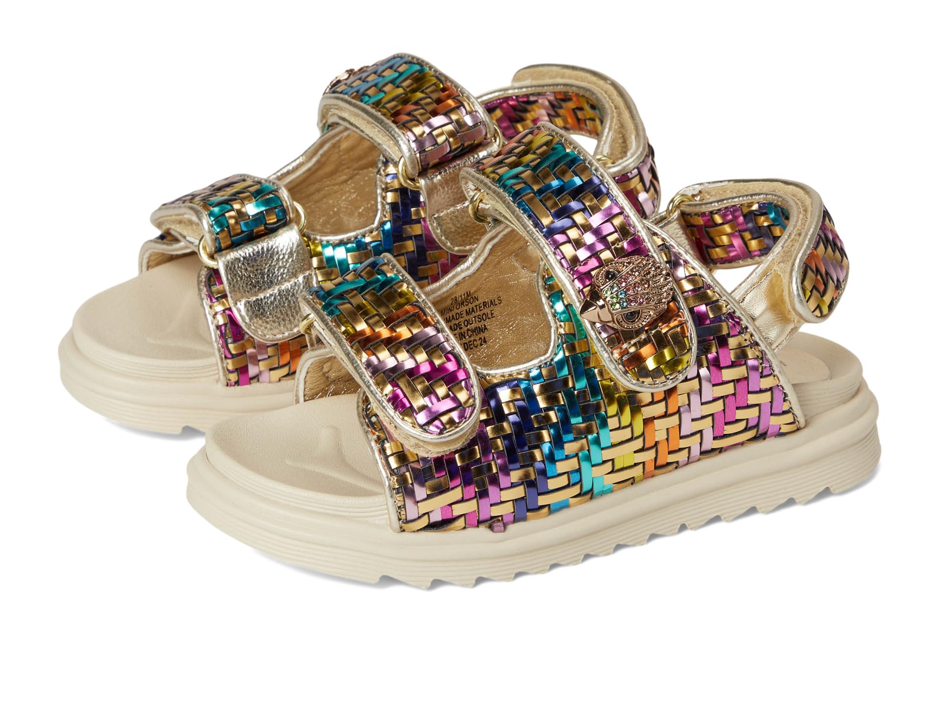 

Сандалии Kurt Geiger London Kids Mini Orson, цвет Gold Multi