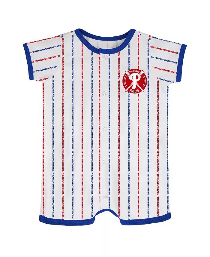 

Белый комбинезон для отбивающего мяча Philadelphia Phillies для мальчиков и девочек Outerstuff