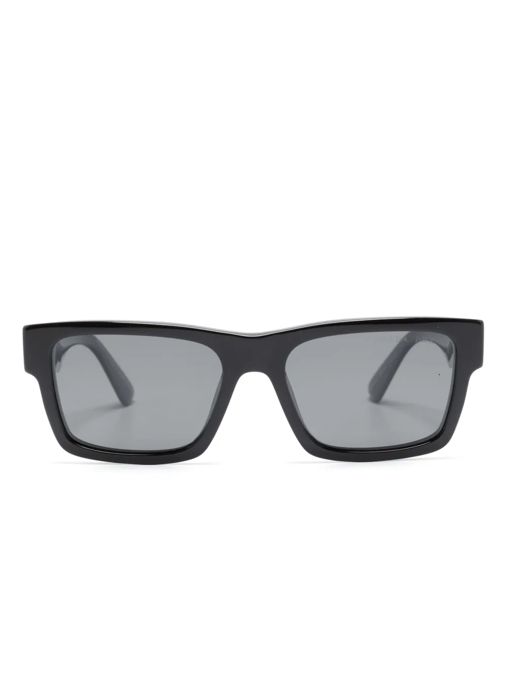 

Солнцезащитные очки в прямоугольной оправе Prada Eyewear, черный