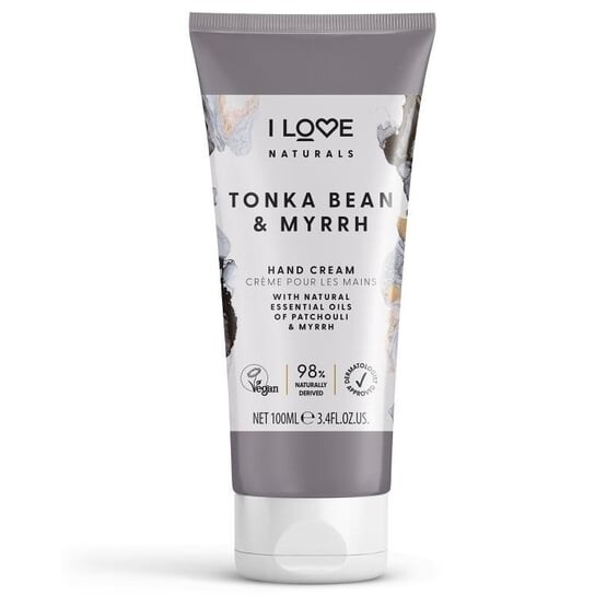 

Крем для рук, бобы тонка и мирра, 75 мл I Love Naturals Hand Cream