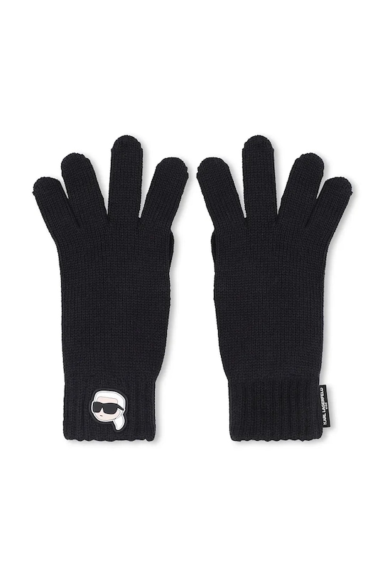 

Детские хлопковые перчатки Karl Lagerfeld, черный