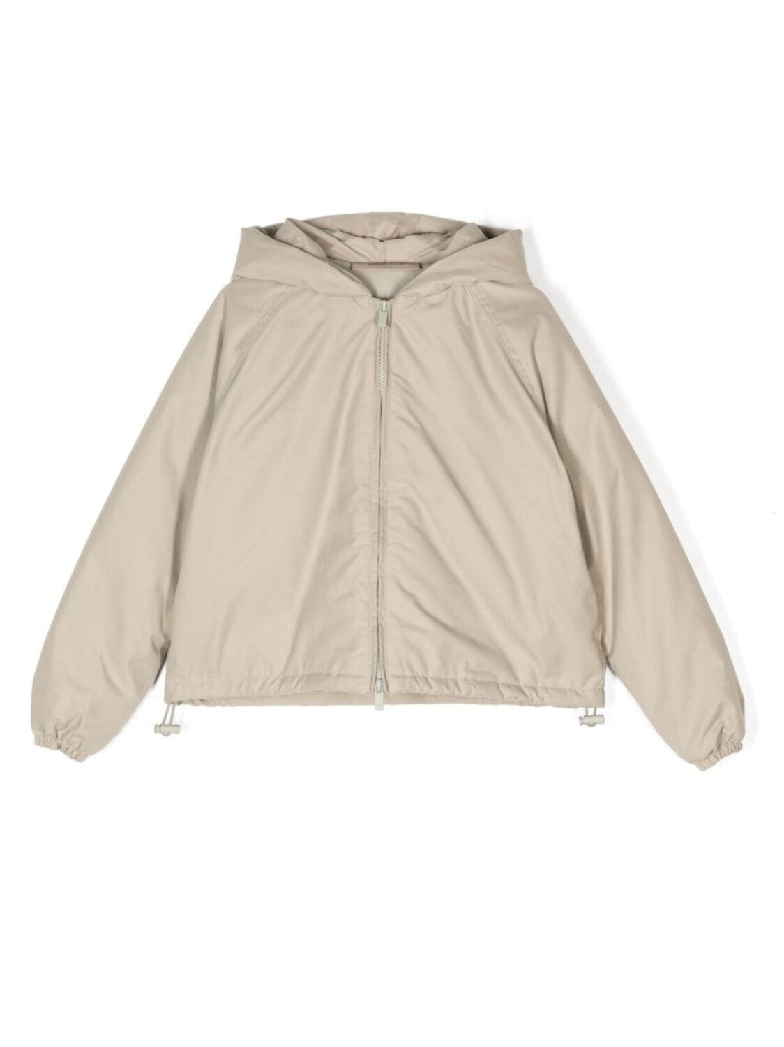

Куртка FEAR OF GOD ESSENTIALS KIDS Fullzip с логотипом, серый