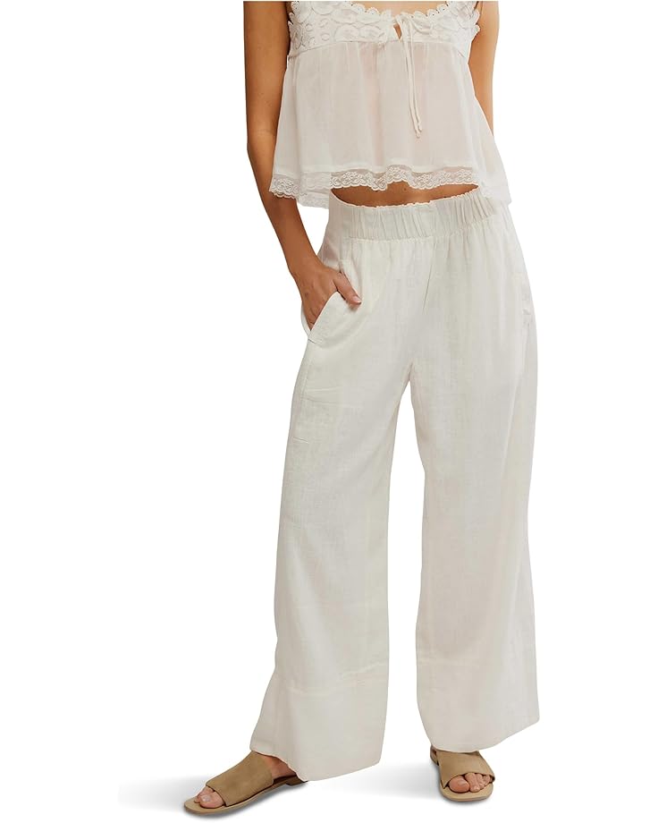 

Брюки Free People Days End Linen Pull-On, цвет Clean Ivory