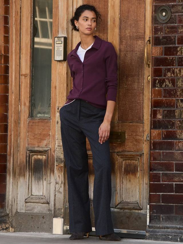 

Брюки Gwynnie Check из шерстяной смеси Baukjen, Navy