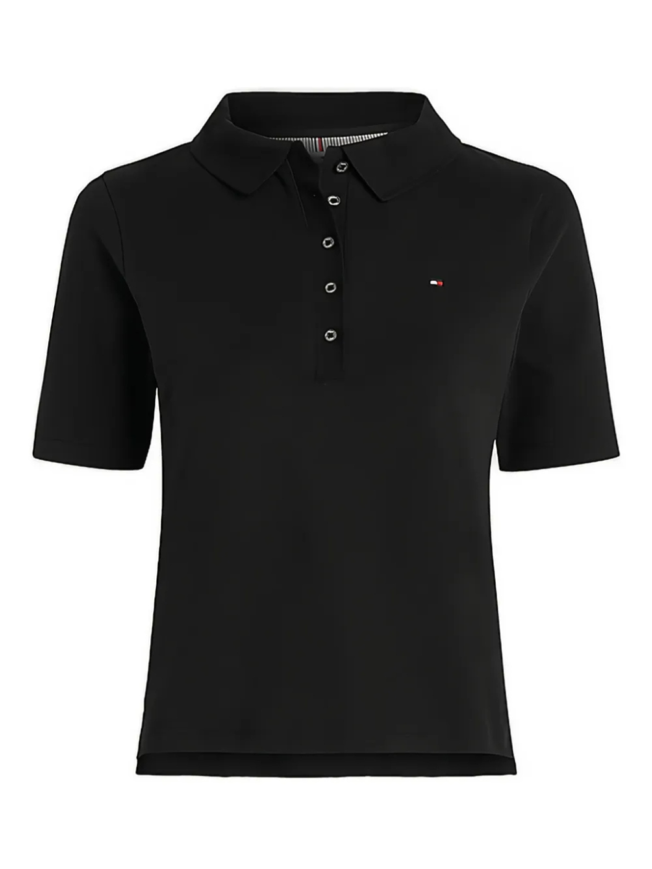 

Поло с вышитым логотипом Tommy Hilfiger, черный