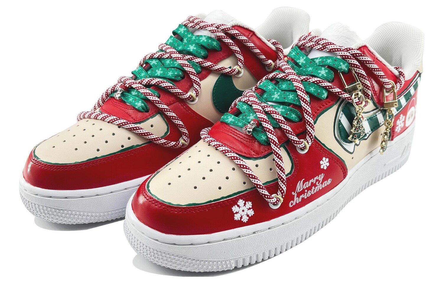 

Кроссовки Nike Air Force 1 Skateboard Shoes Men Low-Top Red