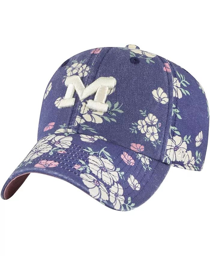 

Женская темно-синяя шапка Michigan Wolverines Primrose Clean Up Adjustable '47 Brand