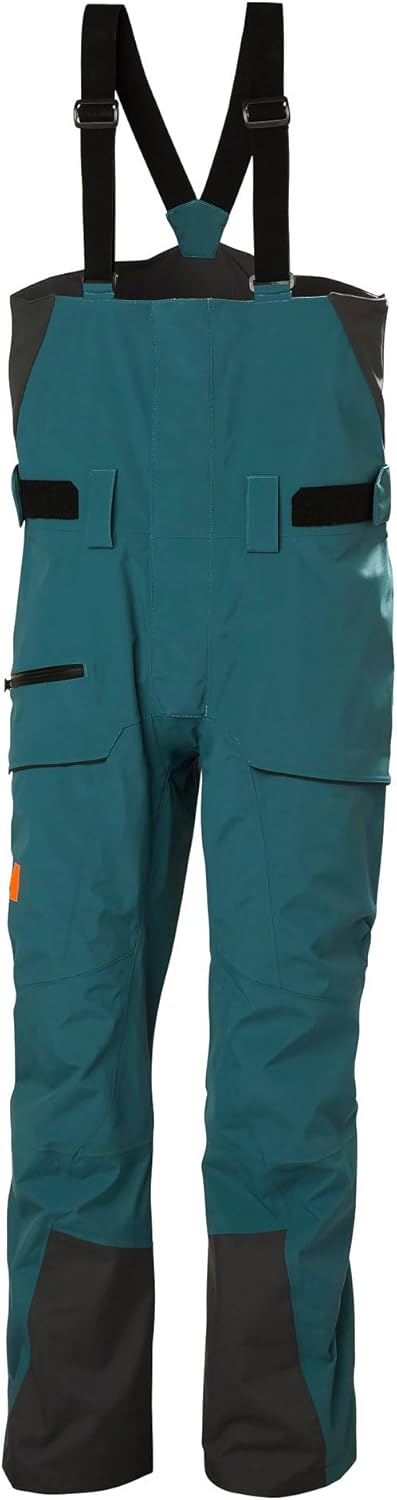 

Мужские лыжные брюки Helly-Hansen Sogn Bib Shell - водонепроницаемые, дышащие, прочные - регулируемые лямки, легкая конструкция, 453 Dark Creek