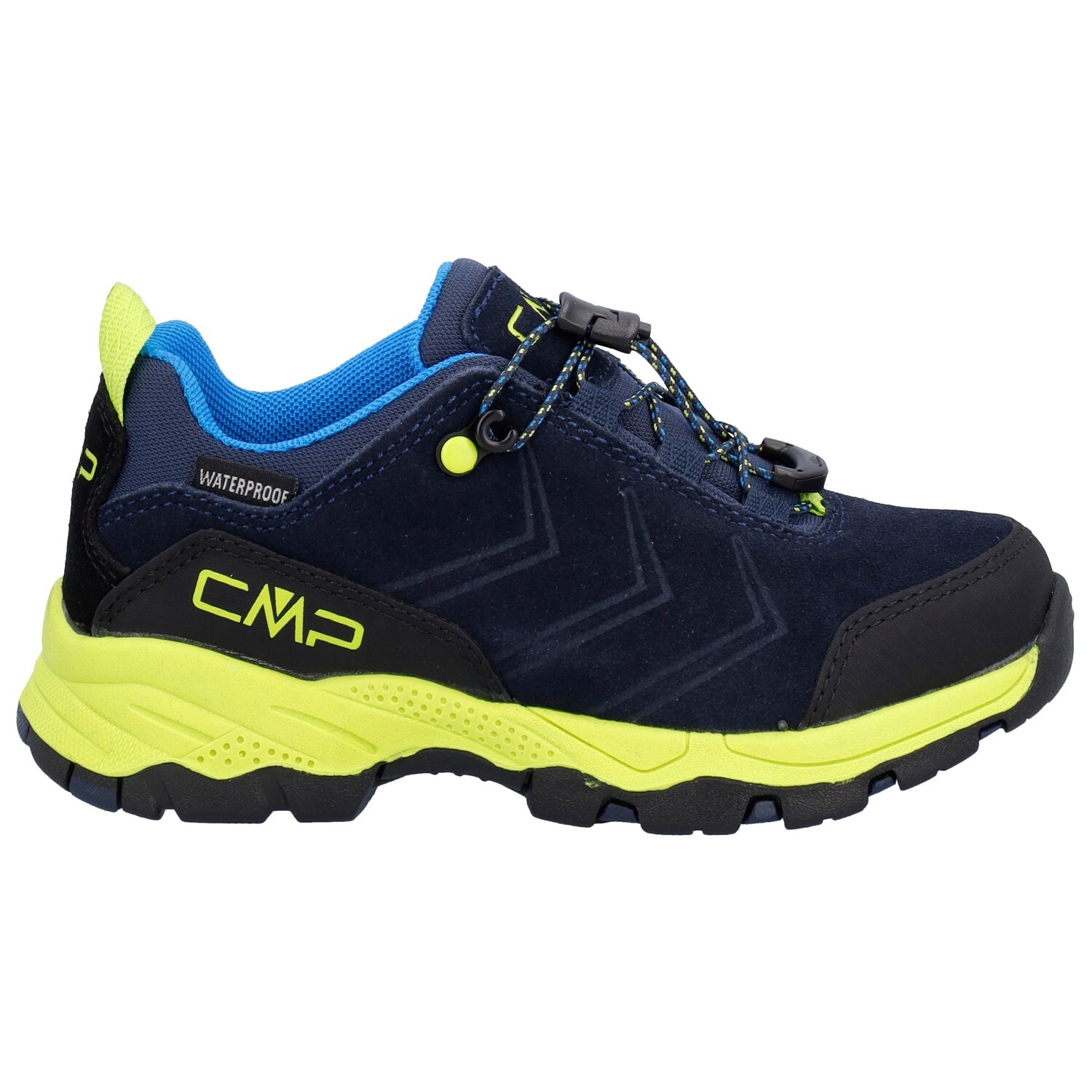 

Мультиспортивная обувь Cmp Kid's Melnick Low WP, цвет Black Blue/Lime