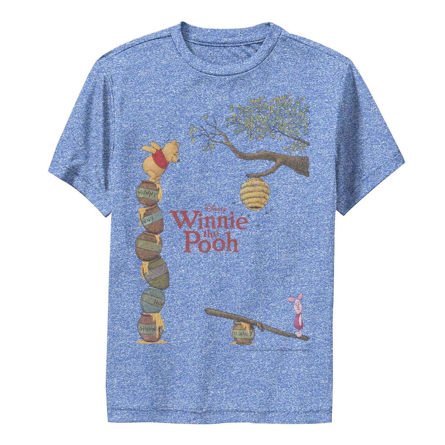 

Футболка с рисунком Disney's Winnie The Pooh для мальчиков 8–20 лет и Piglet Honey Pot Stack Disney