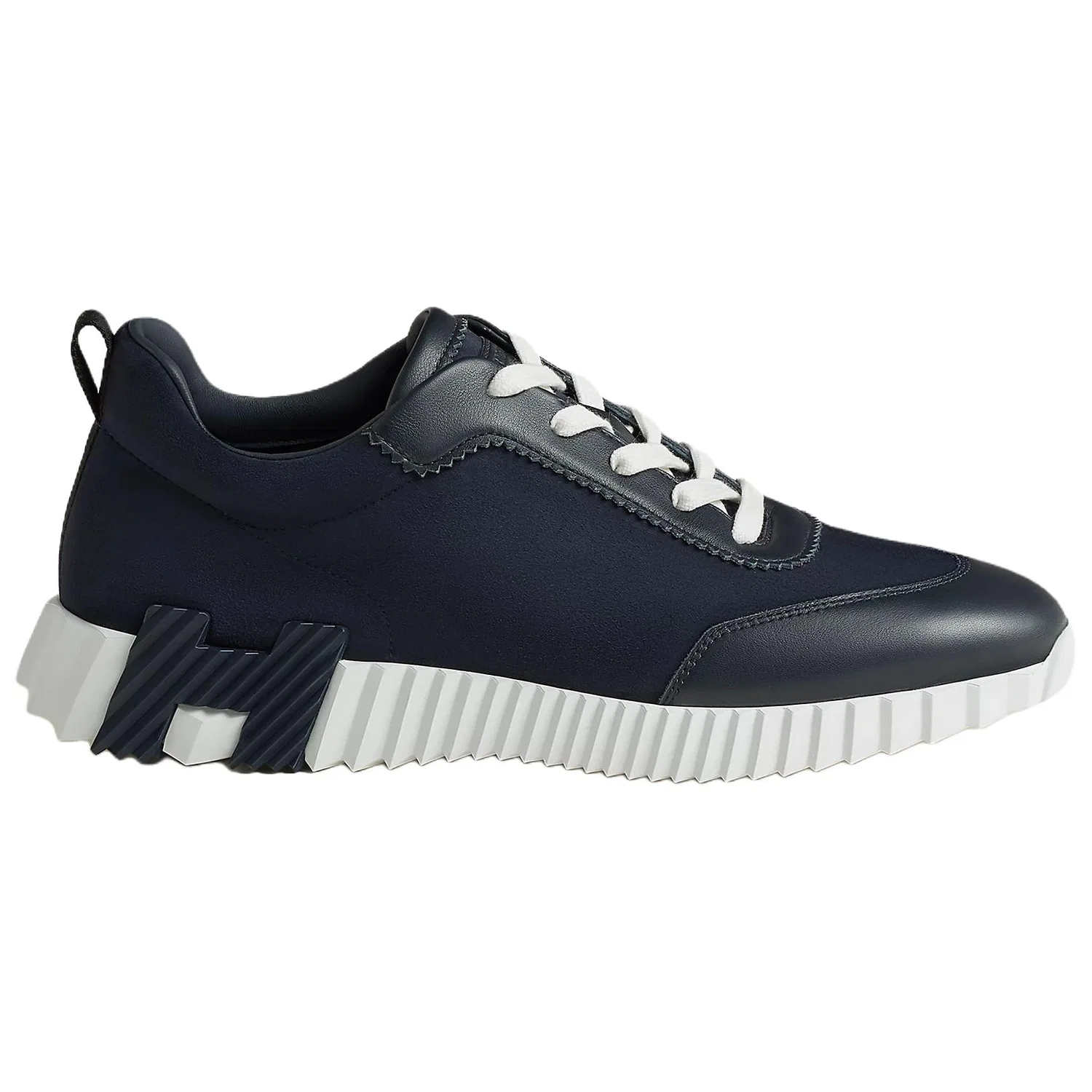 Кроссовки Low Top Casual Shoes HERMES Dark Blue — фото 3