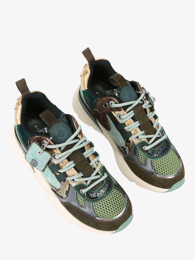 Кроссовки Kurt Runner Kurt Geiger London, Green/Multi — фото 2