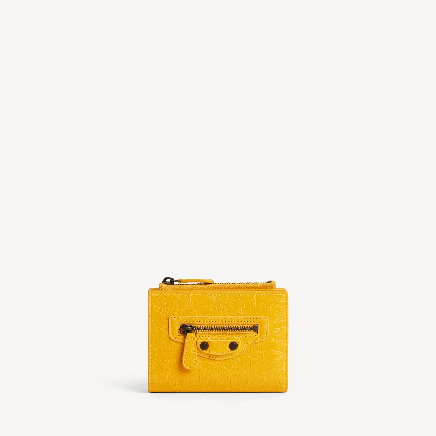 Женский складной кошелек Le City цвета Marge Yellow BALENCIAGA, желтый