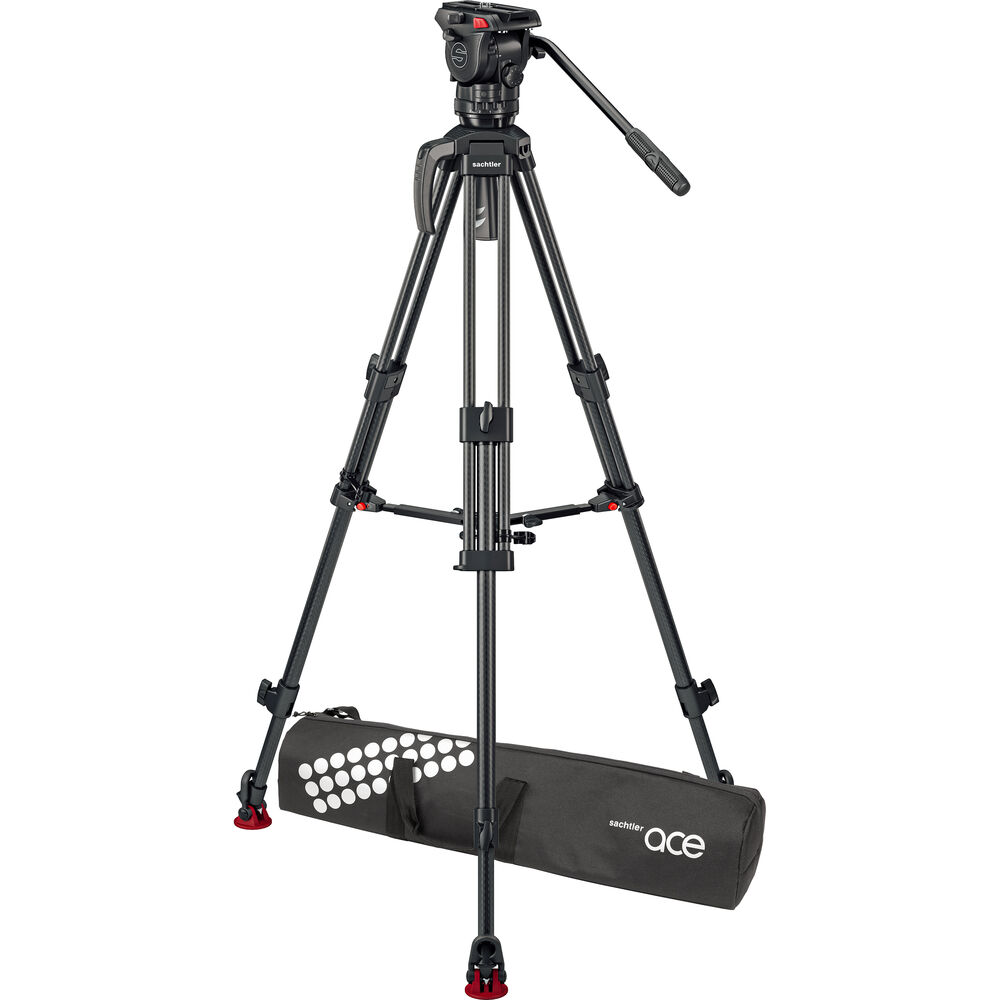 

Штативная система Sachtler 75/2 Mark II из углеродного волокна с головкой Ace XL и растяжкой среднего уровня