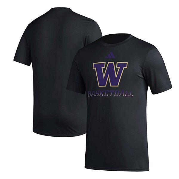 

Мужская футболка adidas washington huskies fadeaway basketball pregame aeroready черная Unbranded