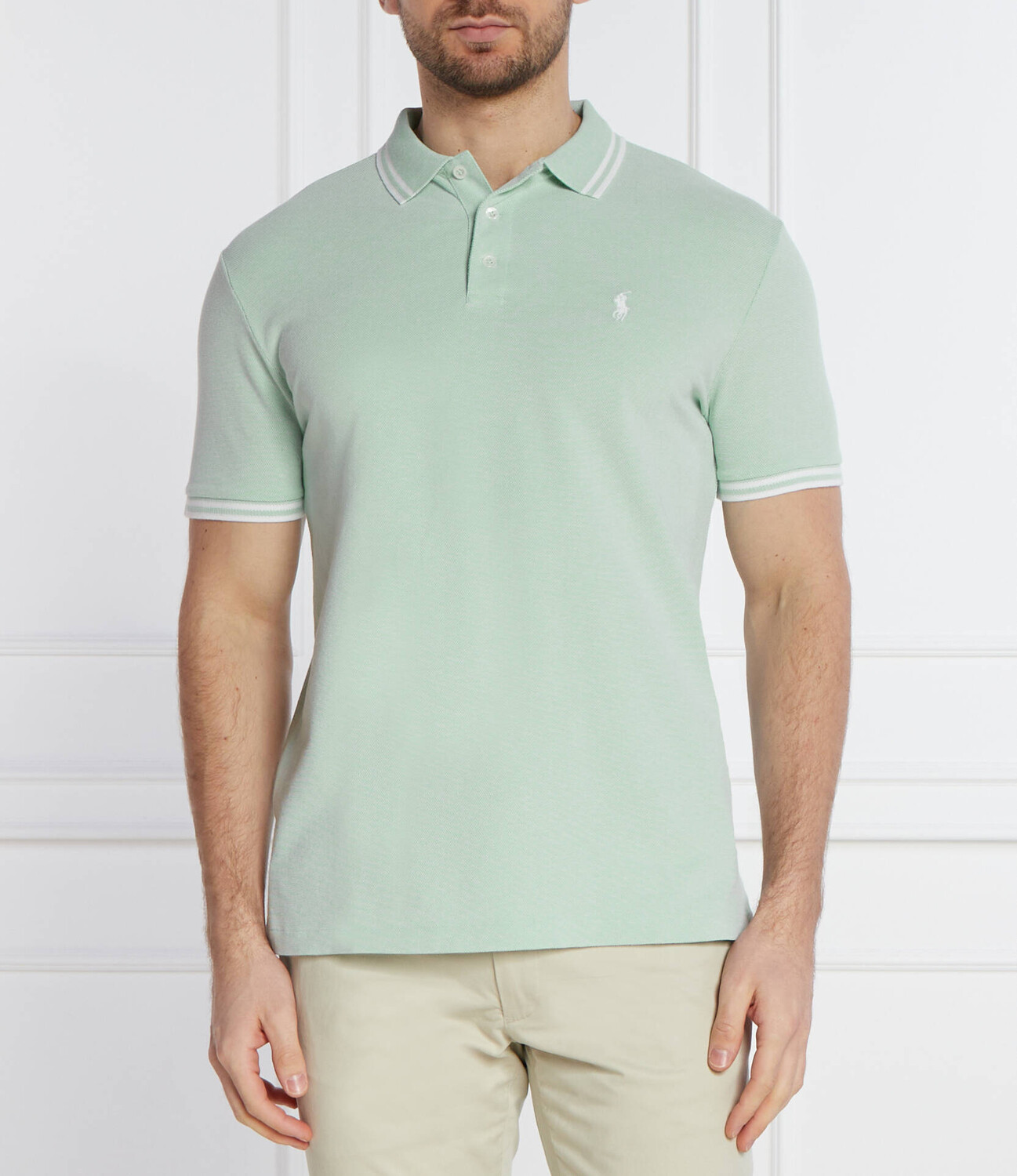 

Поло POLO RALPH LAUREN Regular Fit, зеленый