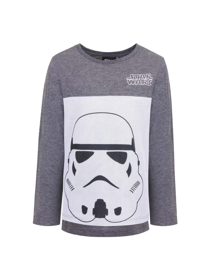 

Рубашка с длинным рукавом Star Wars, серый