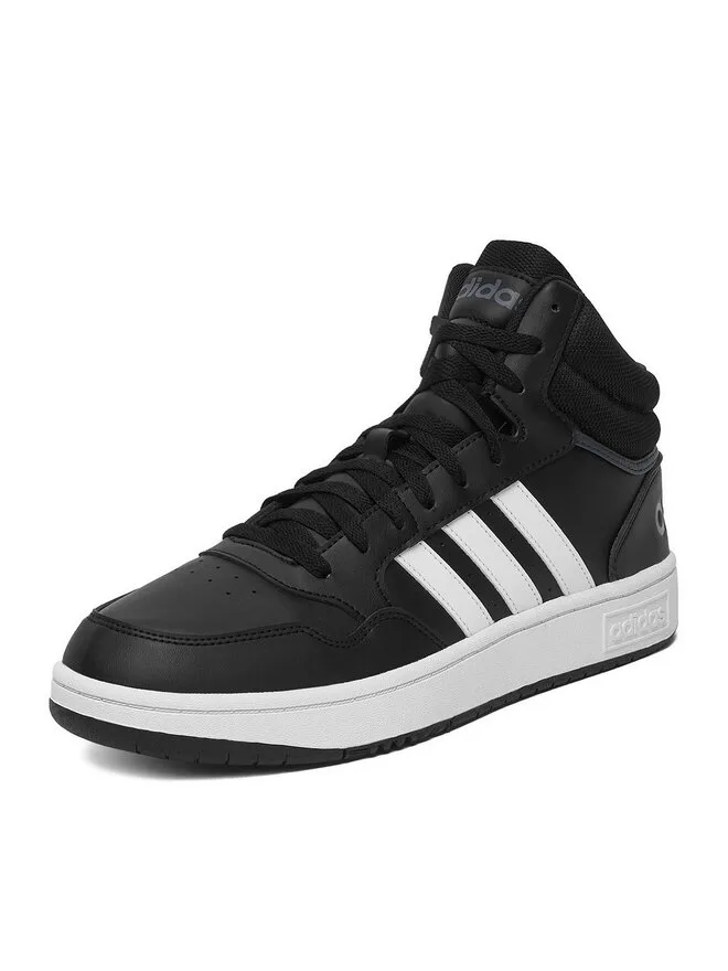 Adidas Кроссовки HOOPS 3.0 MID GW3020 черные — фото 2