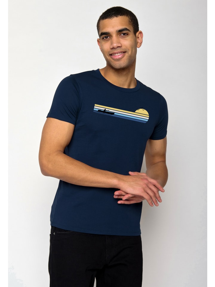 

Футболка Nature Canoe River темно-синего цвета GreenBomb, Синий, Футболка Nature Canoe River темно-синего цвета GreenBomb