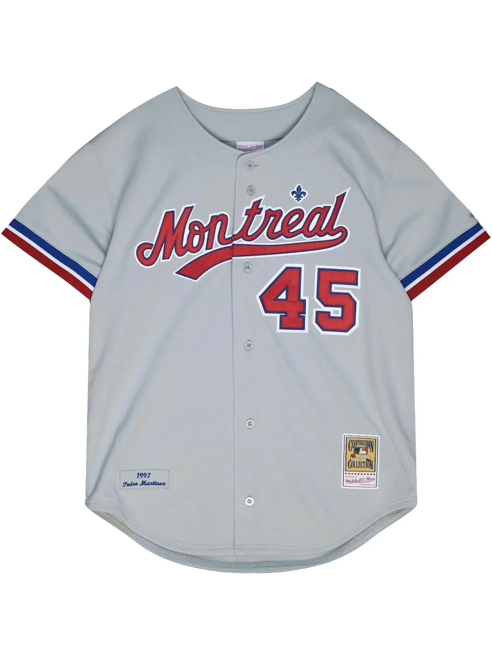 

Спортивная рубашкаMLB Montreal Expos Cooperstown Grey/Red Mitchell & Ness, серый