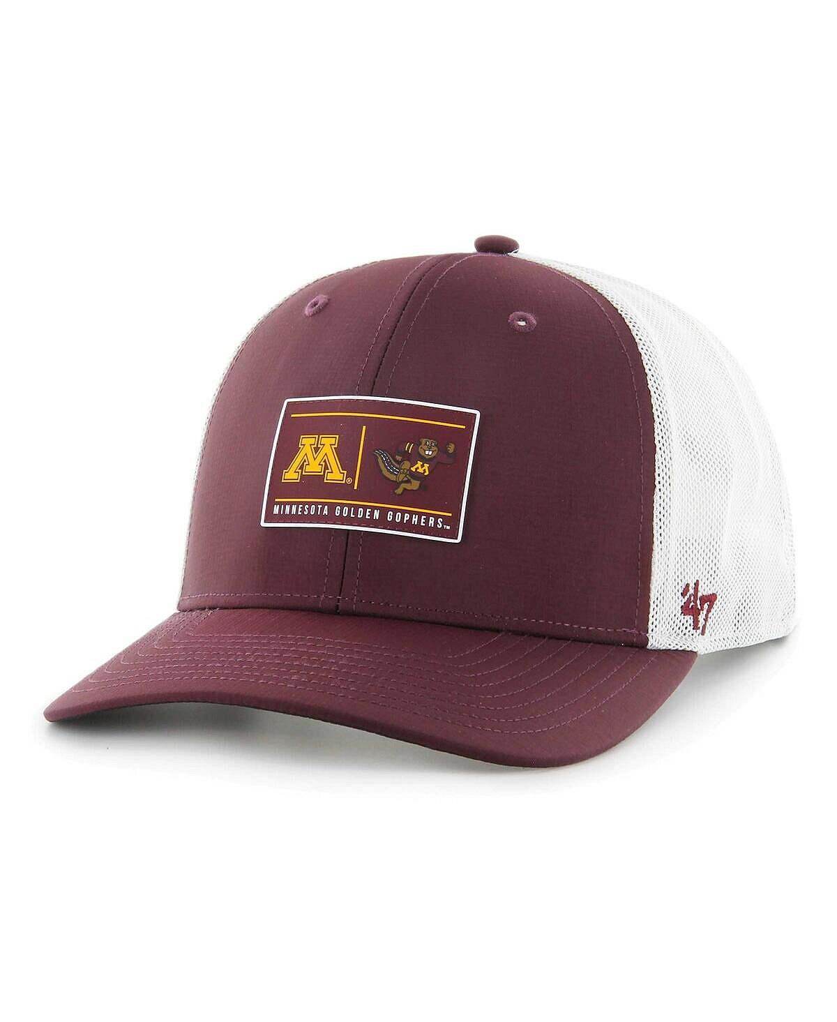 

Мужская бордовая регулируемая кепка Minnesota Golden Gophers Bonita Brrr Hitch '47 Brand