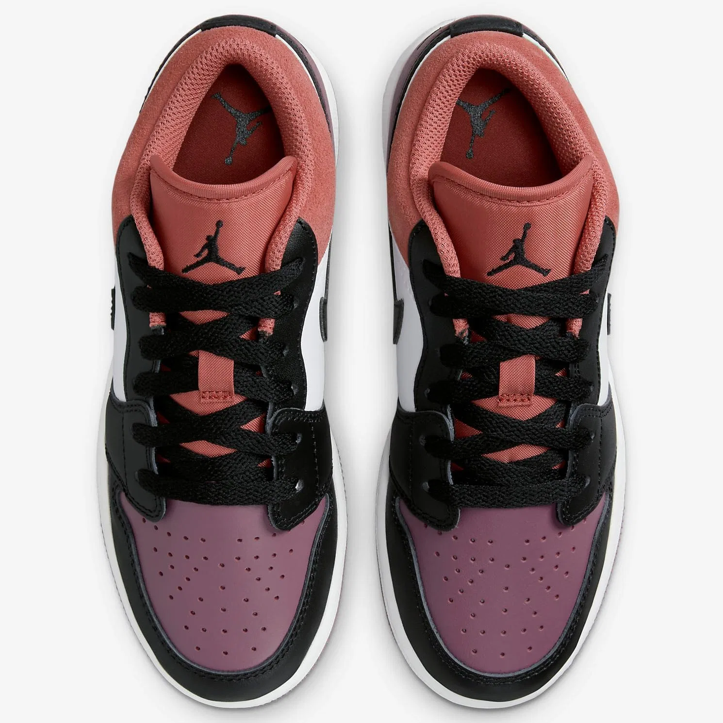 Кроссовки баскетбольные Nike, цвет White/Sky J Orange/Sky J Mauve/Black — фото 2