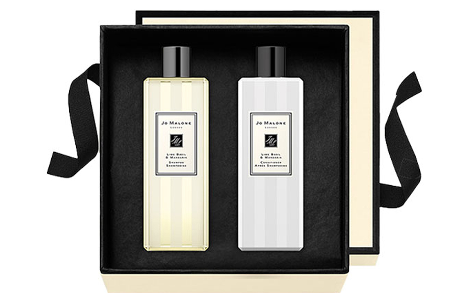Набор шампуня и кондиционера unisex Jo Malone London, Three-Piece Set: Lime & Basil Shampoo 250ml+Hair Conditioner 250ml+UK Pear Hand Cream 30ml — фото 4