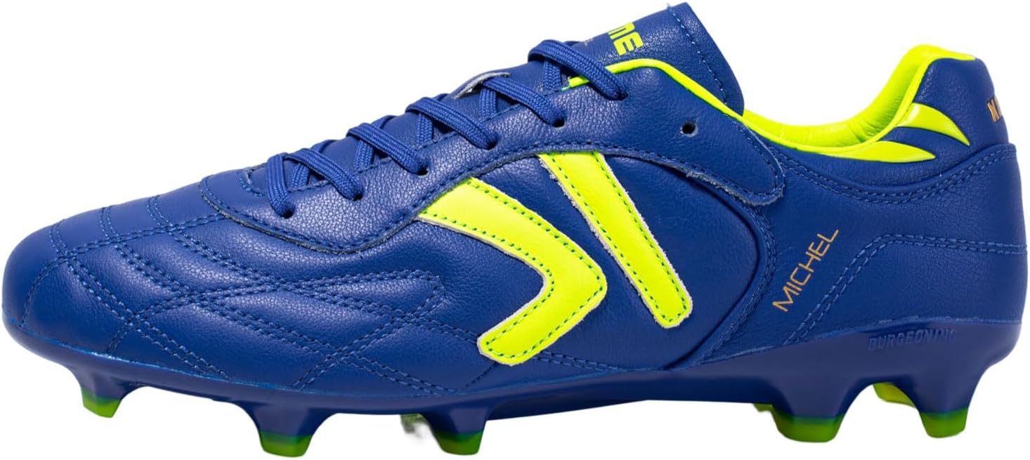 

Футбольные бутсы KELME для мужчин, профессиональная кожа теленка, футбольная обувь для улицы, для твердого и многофункционального покрытия, унисекс, для взрослых, синий
