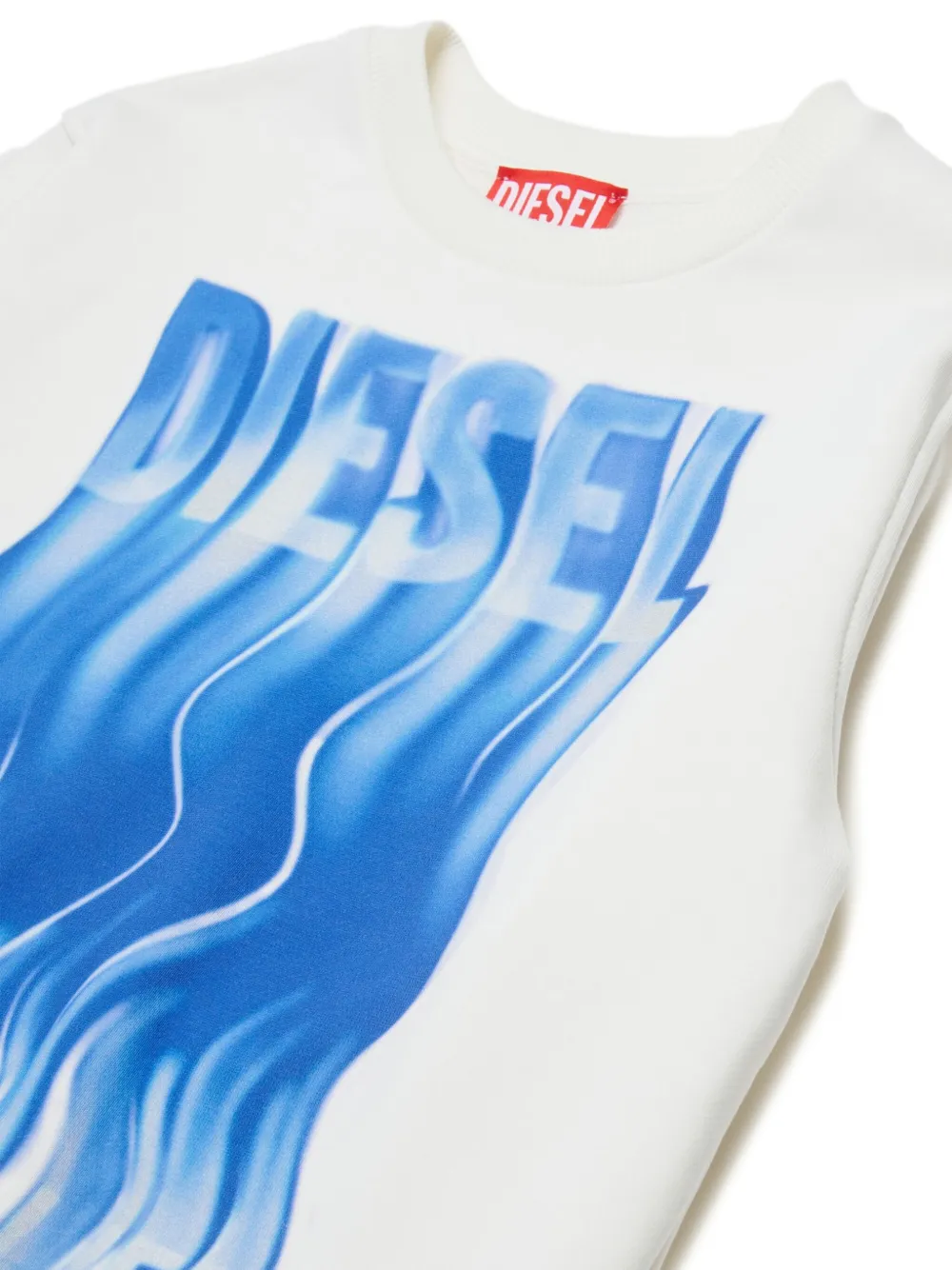 Толстовка с графичным принтом Diesel Kids, белый — фото 3