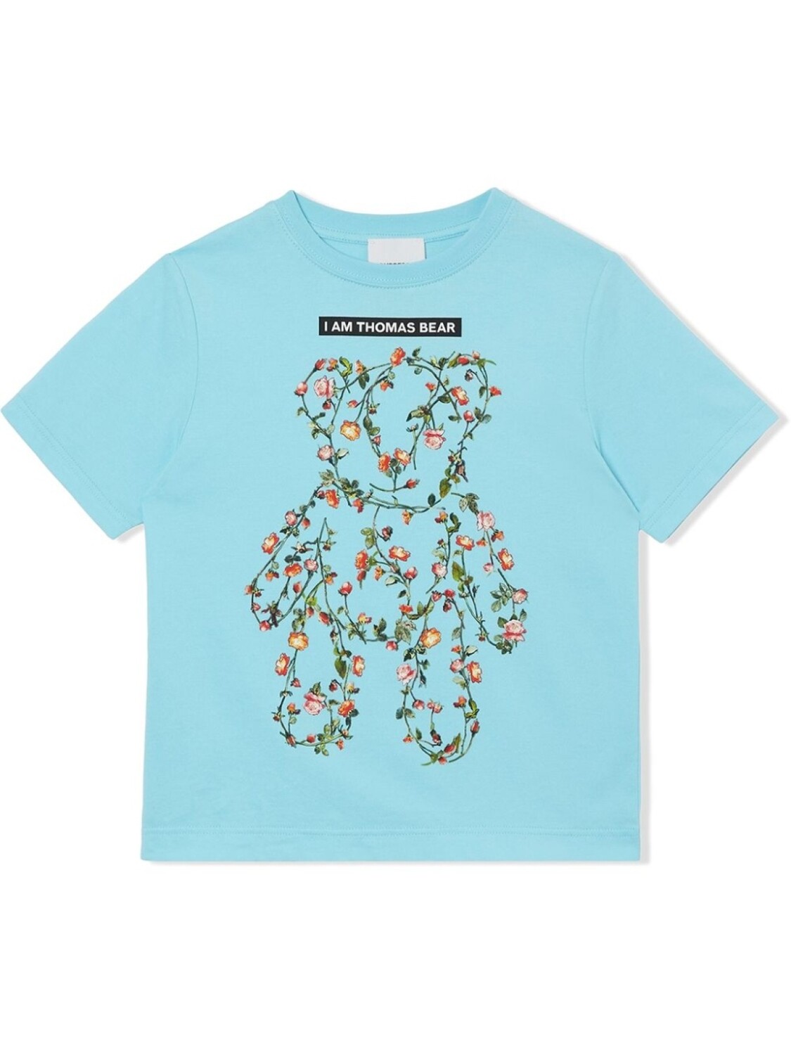

Burberry Kids футболка с принтом, синий