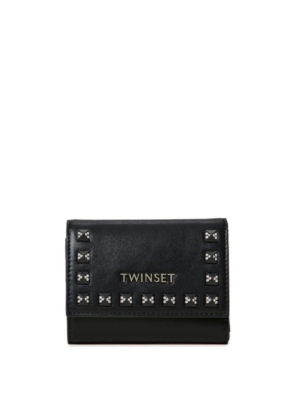 

Кошелек с логотипом TWINSET, черный