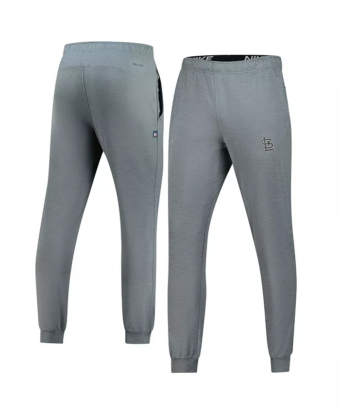 

Мужские спортивные брюки для путешествий St. Louis Cardinals в сером меланже Nike