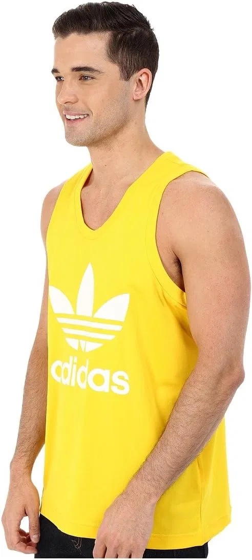 Мужская майка Adidas Originals Adicolor Trefoil, Equipment Yellow — фото 2