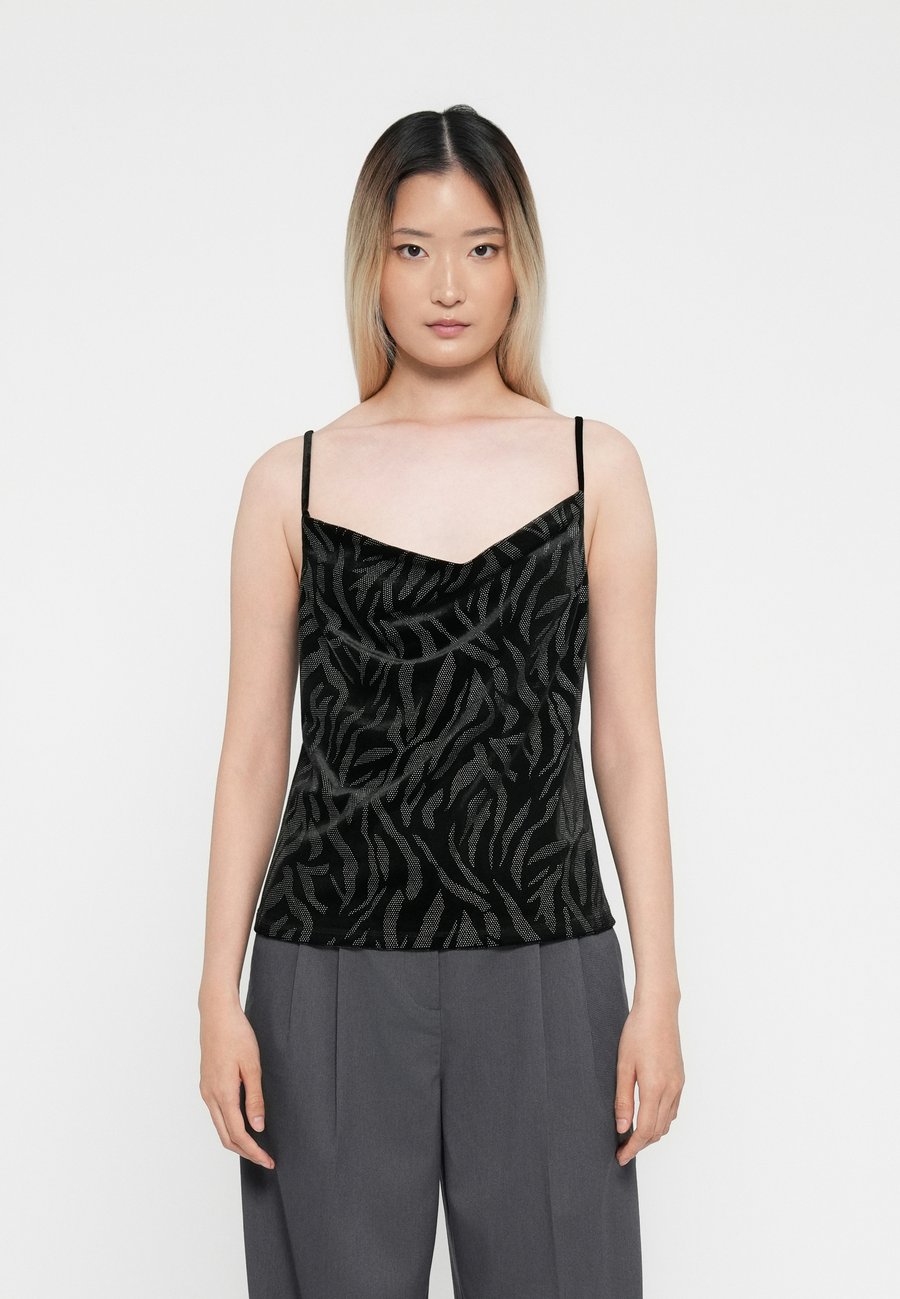 

Топ VILA VICARMELA SINGLET, Black Beauty/Black