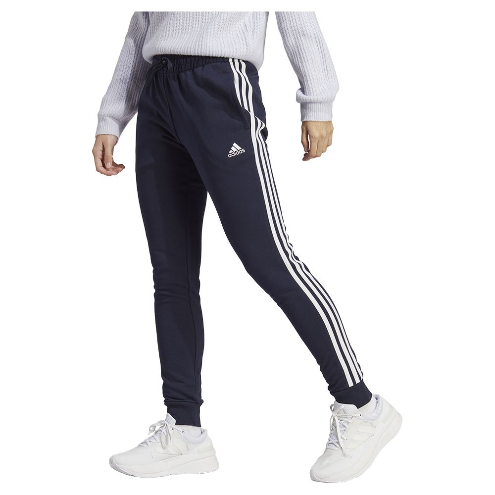 

Джоггеры adidas Essentials 3 Stripes French Terry Cuffed, синий