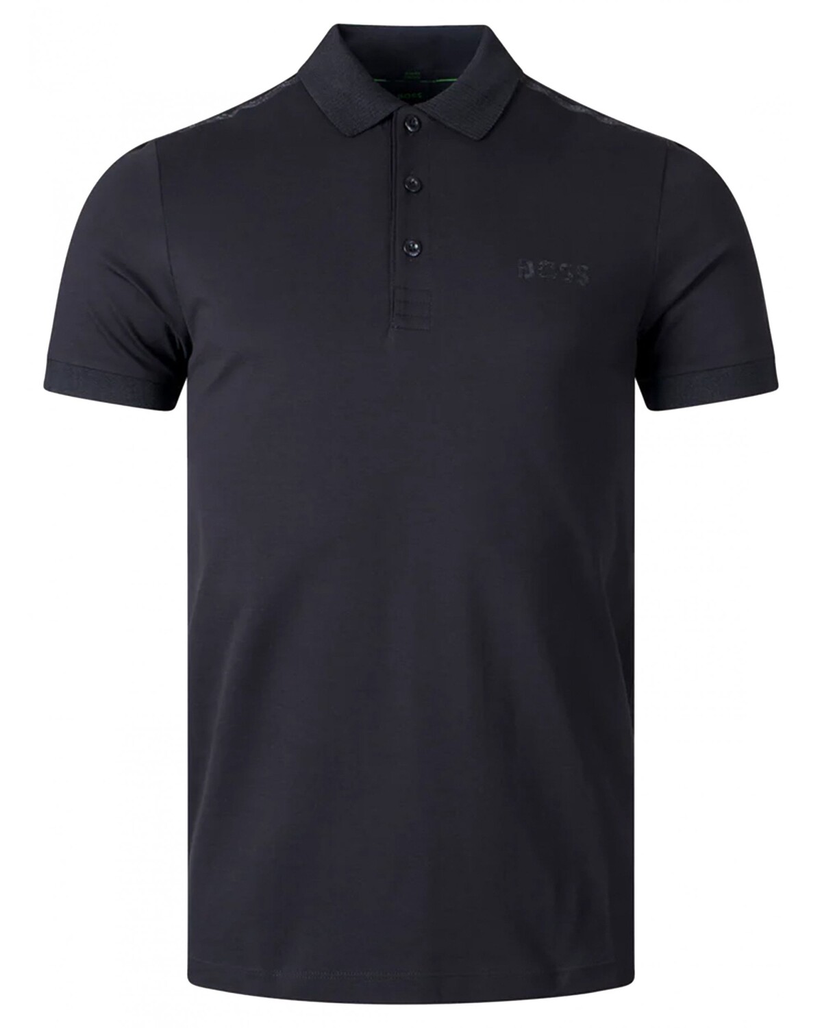 

Мужская рубашка-поло с короткими рукавами Hugo Boss Paule Slim Fit, черный