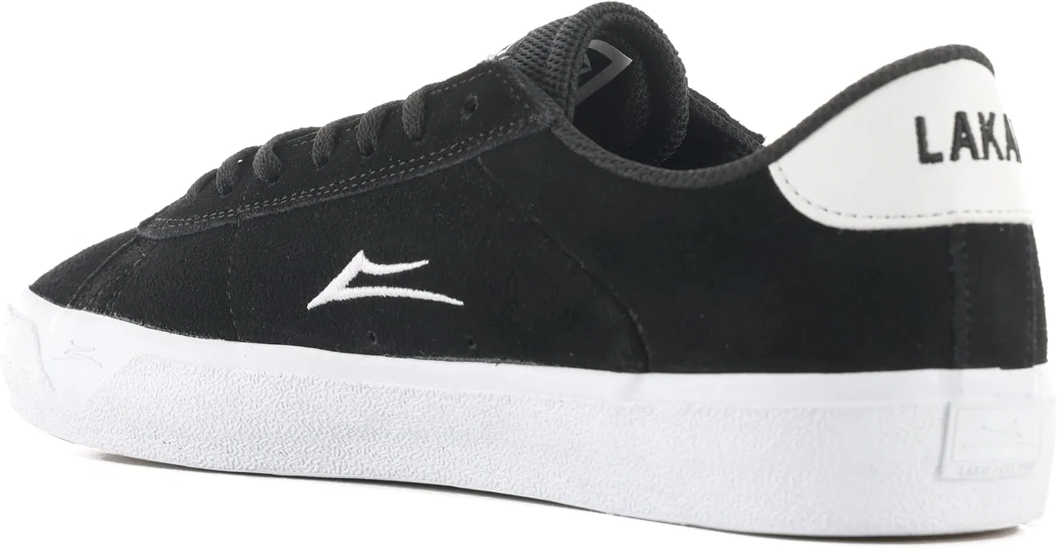 Скейтбордические кеды Lakai Newport, Black Suede — фото 3
