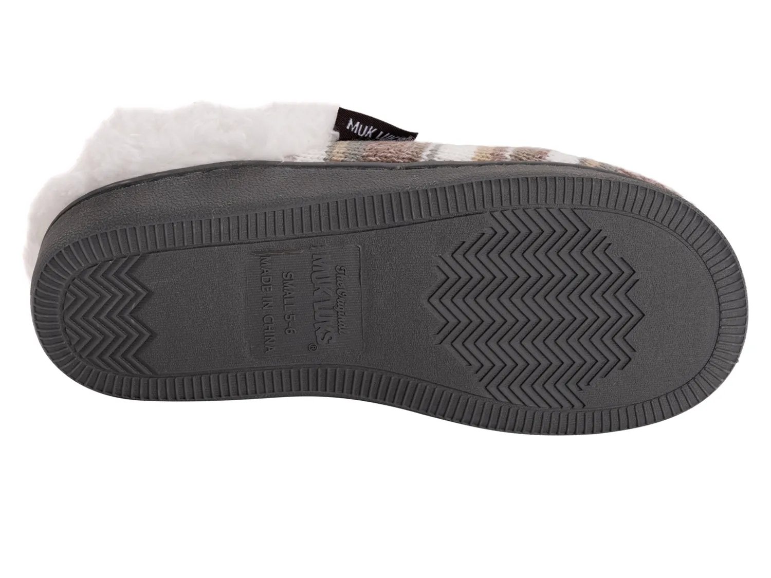 Тапочки MUK LUKS Suzanne Clog Slipper - Women's, фиолетовый/мультиколор — фото 3