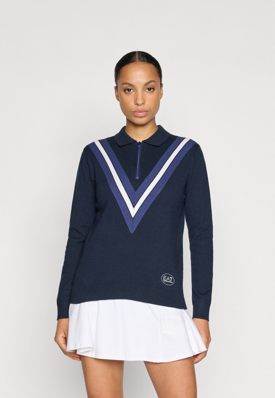 

Поло EA7 Emporio Armani TENNIS CLUB, Blue/Bianco/Dark Blue