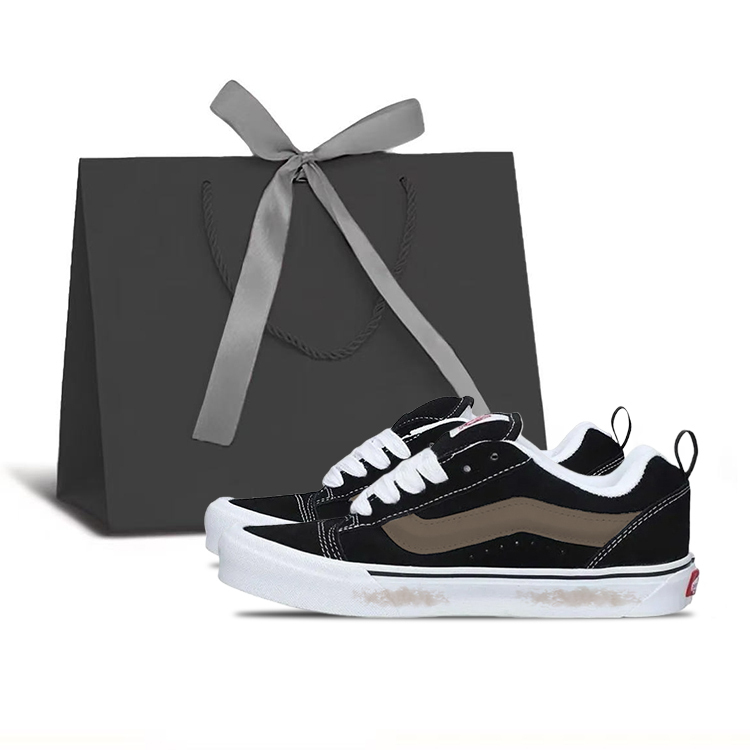 

Knu Skool устойчивые к истиранию низкие кроссовки для скейтбординга унисекс Vans, коричневый