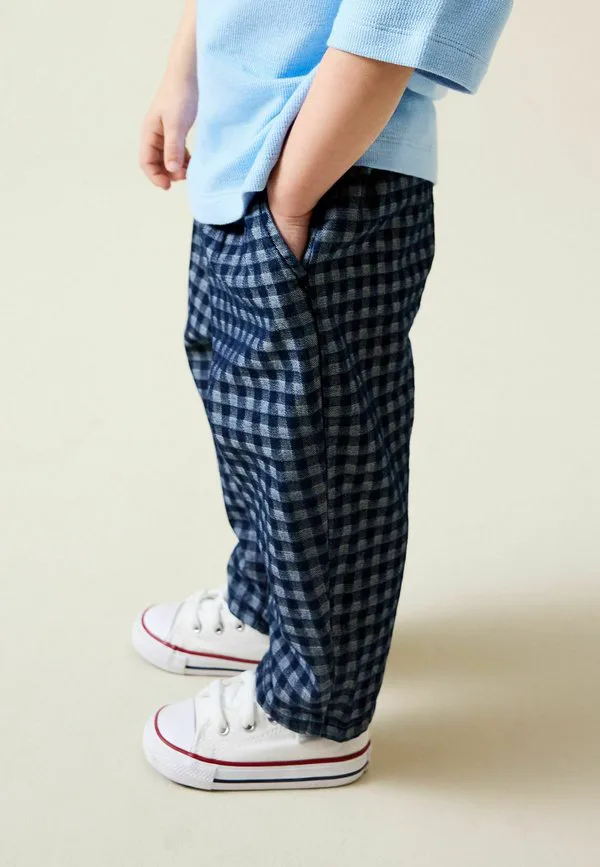 Джинсы прямого кроя стандартного размера. Next, Mid Blue Gingham — фото 3